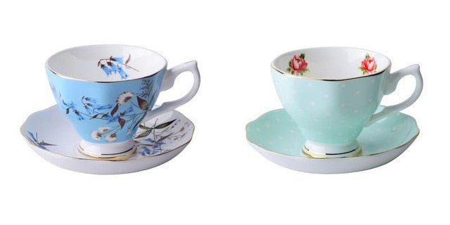 coffee cup and saucer and spoon, funny fashion design, zakka tazas cafe espresso cup, european coffee mug
