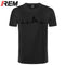 REM Mountain Bike Heartbeat Funny MTB Dirt Bike T Shirt Plus Size Custom Short Sleeve Men's T-shirt Fashion Family Cotton