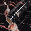 Marble Vinyl Film Wallpaper Self Adhesive Waterproof Wall Stickers for Bathroom Kitchen Furniture Renovation Room Decor Paper