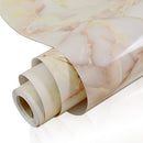 Marble Vinyl Film Wallpaper Self Adhesive Waterproof Wall Stickers for Bathroom Kitchen Furniture Renovation Room Decor Paper