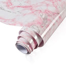 Marble Vinyl Film Wallpaper Self Adhesive Waterproof Wall Stickers for Bathroom Kitchen Furniture Renovation Room Decor Paper