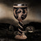 3D Gothic Skull Cup Stainless Steel Resin Fly Dragon Skeleton Design for Bar Party Home Wine Goblet Cups Halloween Gifts