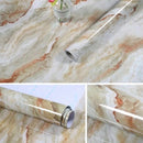kitchen PVC wall stickers marble countertop stickers bathroom self-adhesive waterproof wallpaper