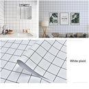 Pearl White DIY Decorative Film PVC Self adhesive Wall paper Furniture Renovation Stickers Kitchen Cabinet Waterproof Wallpaper