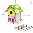 DIY Bird House Kit Build and Paint Birdhouse Wooden Arts for Girls Boys Toddlers Creative Kids Activities Wooden Toys for Kids