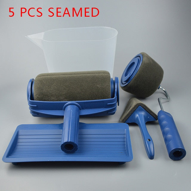 Painting Roller Brush Set Wall Decorate Painting Roller Brush Set Paint Runner Pro Brush Kit Multifunctional House Paint Rollers