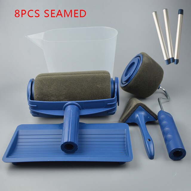Painting Roller Brush Set Wall Decorate Painting Roller Brush Set Paint Runner Pro Brush Kit Multifunctional House Paint Rollers