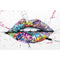 Inspiration Lips Graffitti Street Kiss Art Canvas Posters and Prints Canvas Paintings Wall Art Pictures Cuadros for Living Room